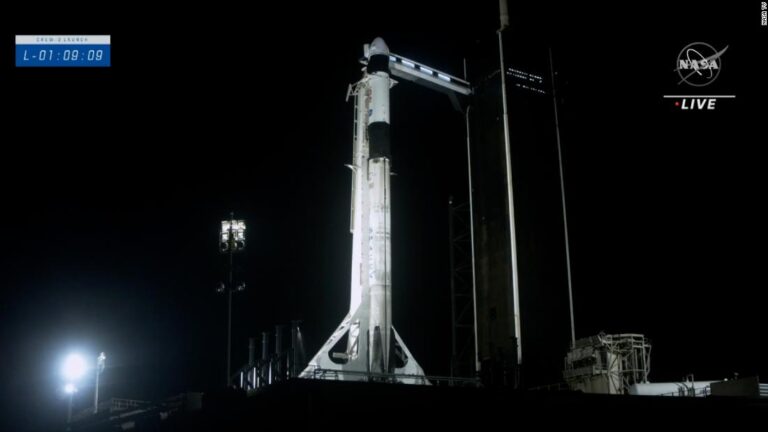 See moment SpaceX launched