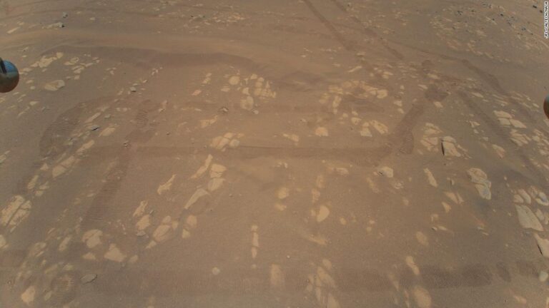 NASA’s Mars helicopter shares first aerial color photo