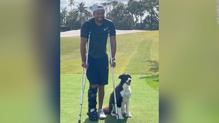 Tiger Woods post first Instagram photo of himself since car accident
