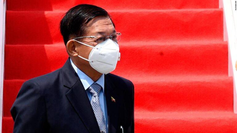 Myanmar junta chief arrives for talks with Southeast Asian leaders