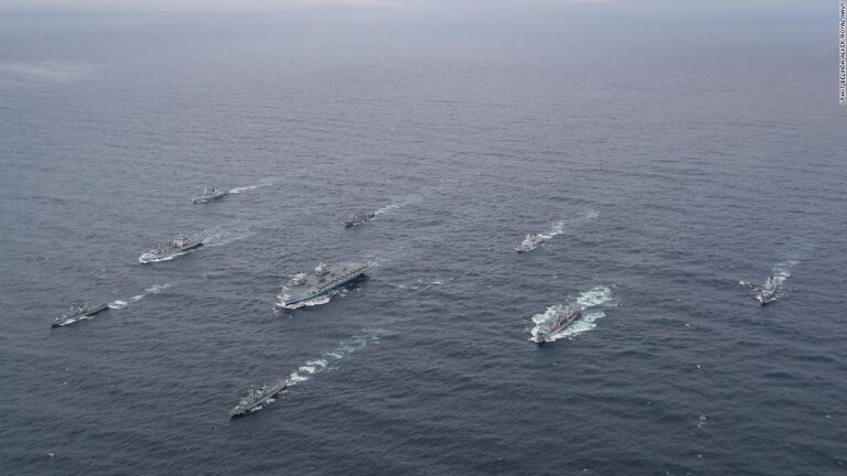 Britain is sending a huge naval force through some of the most tense waters in Asia