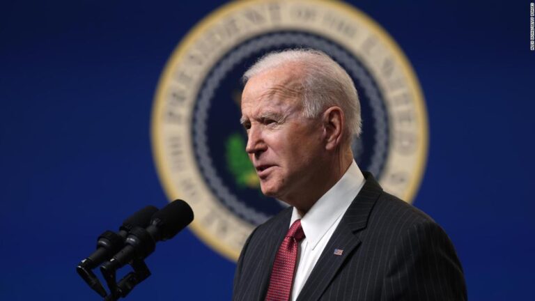 What Biden told reporters before his big speech