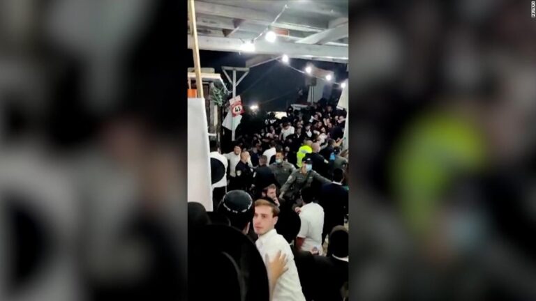 Social media footage shows stampede in Israel