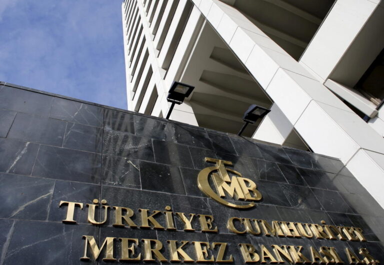 Turkish central bank holds rates, drops policy pledge under new chief