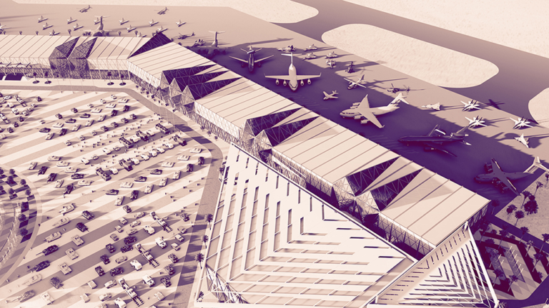 Construction progresses at World Defense Show site in Riyadh