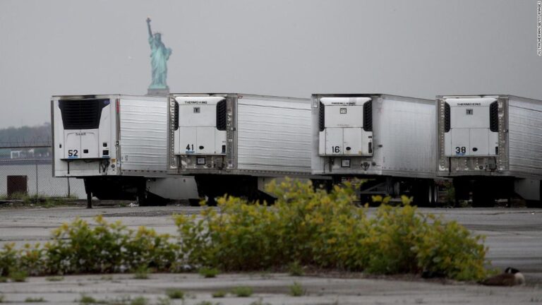 Bodies of Covid-19 victims are still stored in refrigerated trucks in NYC