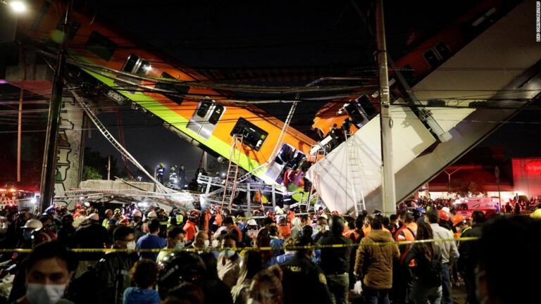 Mexico subway overpass collapses, killing 15 and injuring dozens