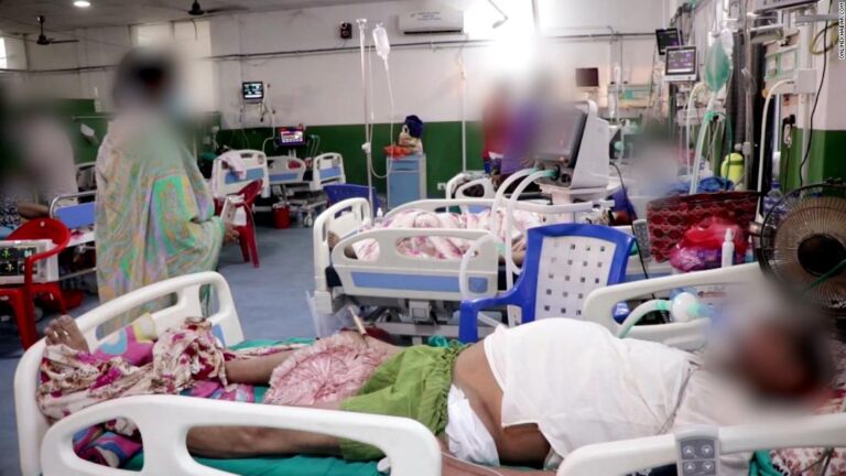 Video shows inside hospital in Nepal as cases rise