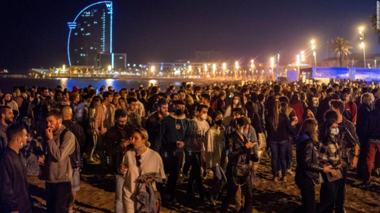 Hundreds party in Spain as coronavirus curfew ends in most of the country