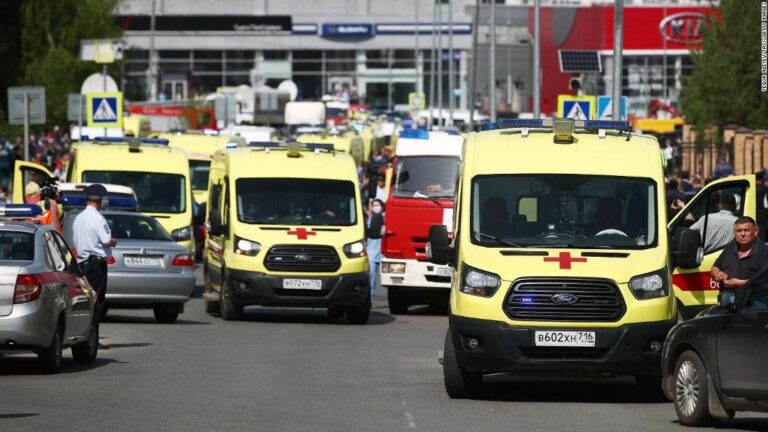 At least 9 killed in Russian school shooting