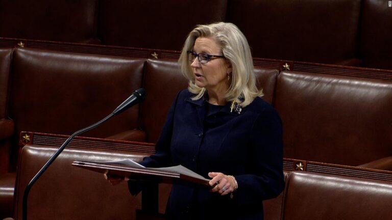 Liz Cheney speak ahead of vote to oust her