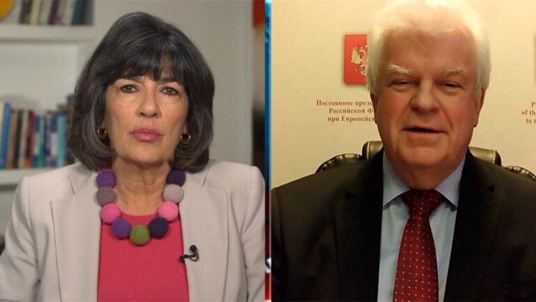 Amanpour to Russian diplomat: Is Putin afraid of Navalny?