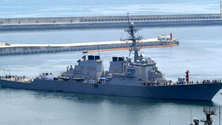 US destroyer backs up Biden’s tough words in South China Sea