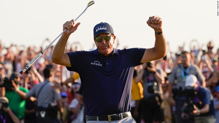 Phil Mickelson becomes oldest major winner as he wins enthralling PGA Championship