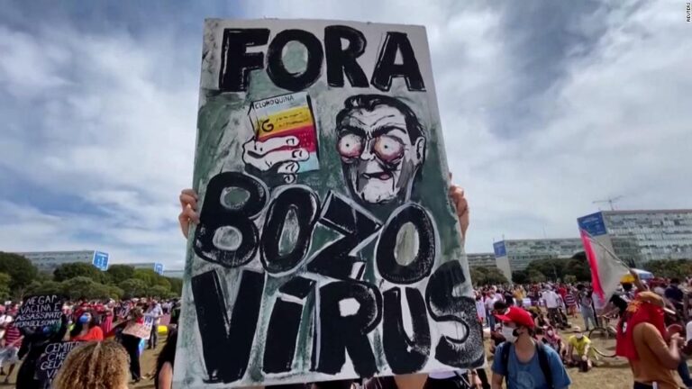 Thousands of protesters demand Bolsonaro’s impeachment