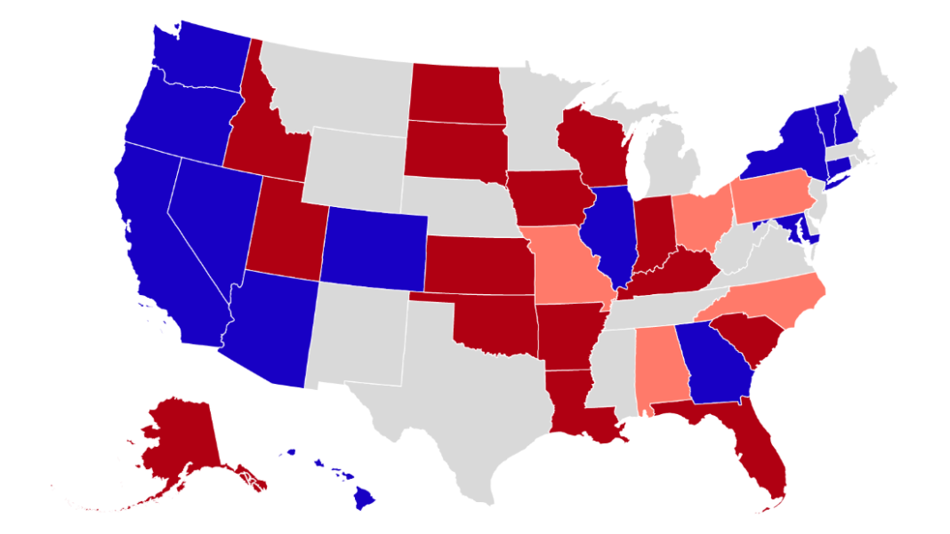 State primaries. Республиканские штаты США. USA election 2022. Republicans and Democrats. Elections in USA 2022.