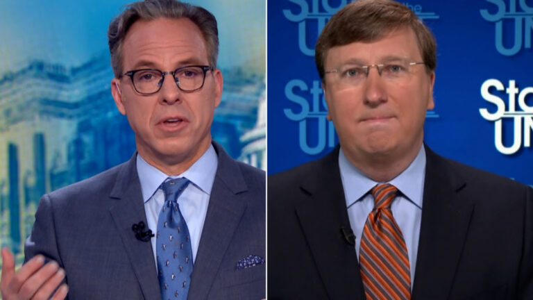 ‘You’re contradicting yourself’: Tapper presses governor on vaccinations