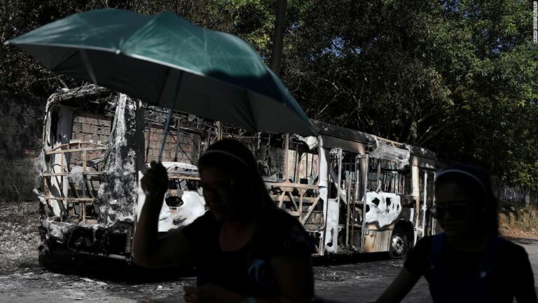 Arson and vandalism sweep Brazilian city of Manaus after death of criminal leader