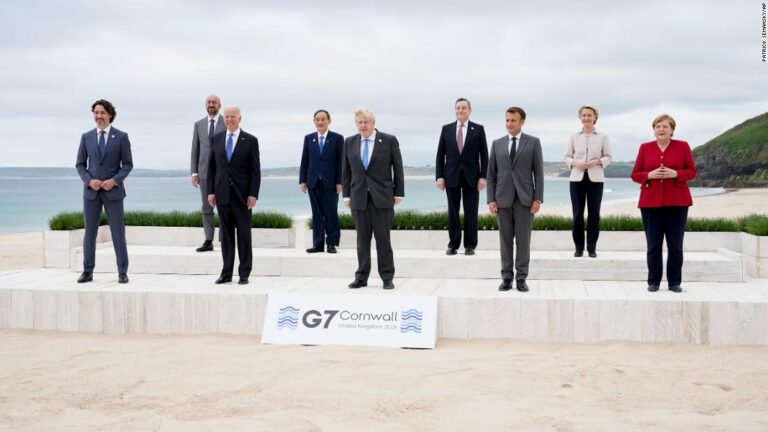 Macron to G7: Enough talk, more action