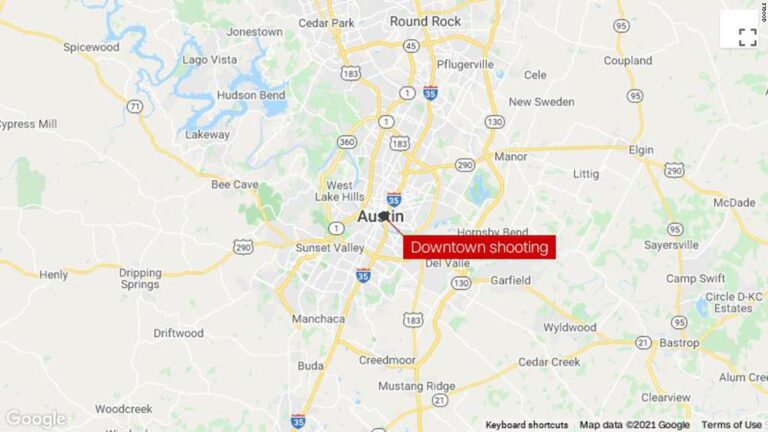 At least 13 people were injured in a shooting in downtown Austin, authorities say