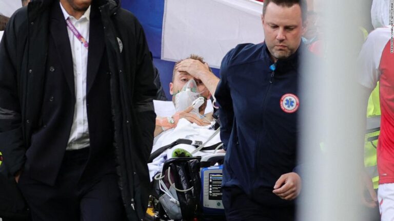 Danish star Christian Eriksen sends greetings to teammates after collapsing at game