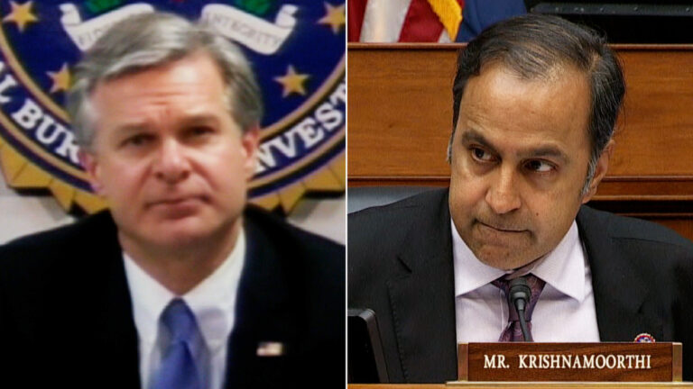 ‘You are being evasive’: Questioning of FBI director gets contentious