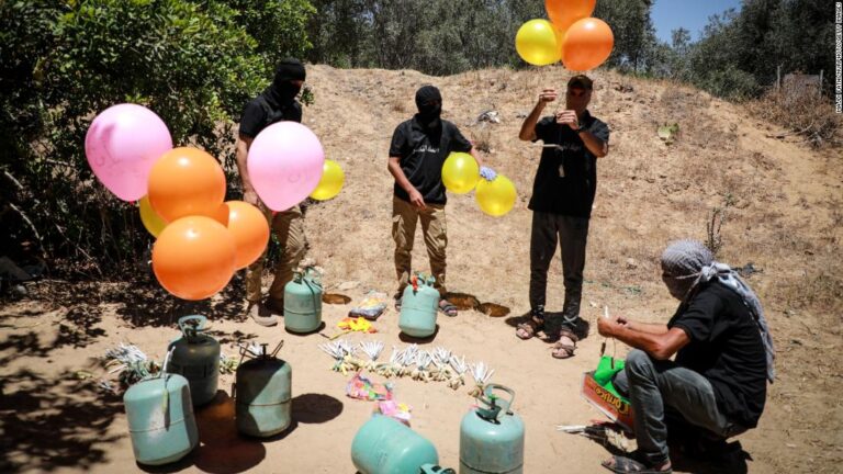 Why balloons strapped to explosives are the latest flashpoint in Israel-Hamas tensions