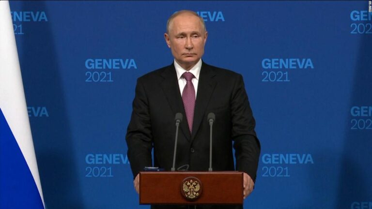 Putin faces question about cyber attacks against the US
