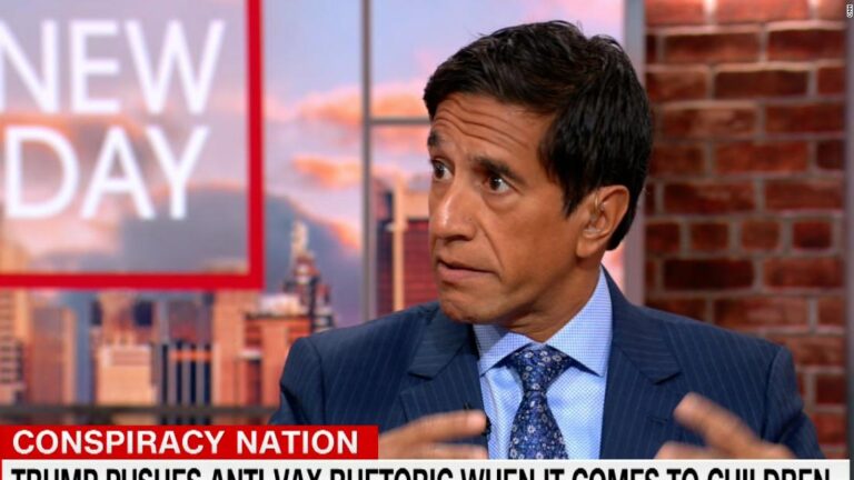 Dr. Gupta debunks Trump’s questions on vaccinating children