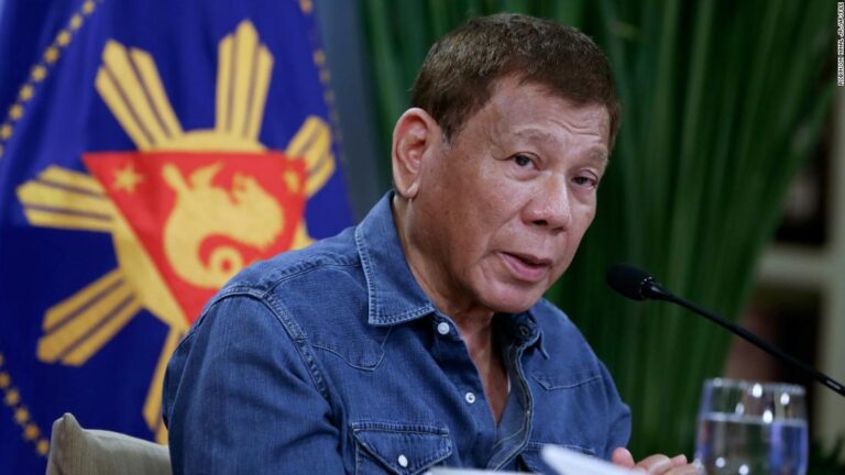 Philippine President Rodrigo Duterte threatens to jail those who refuse Covid-19 vaccine