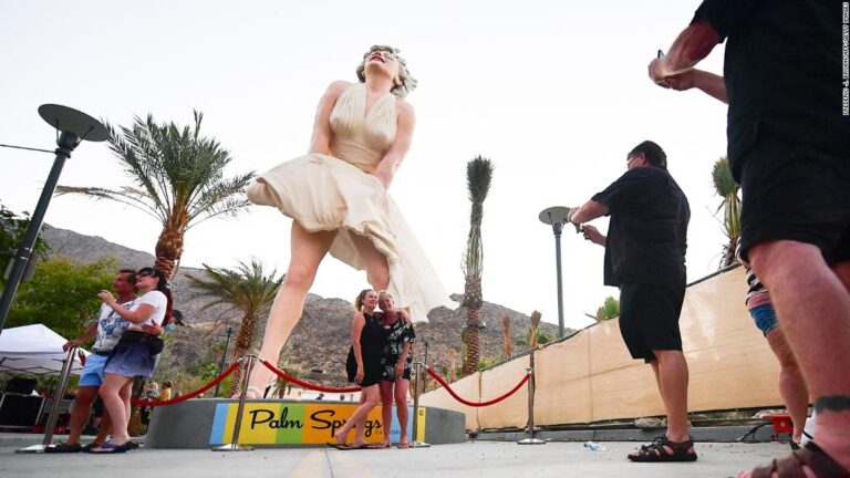 ‘Sexist’ Marilyn Monroe statue installed in Palm Springs amid widespread opposition