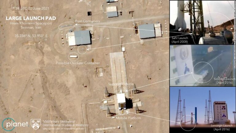 Pentagon tracked failed Iranian satellite launch, as images reveal Tehran is set to try again