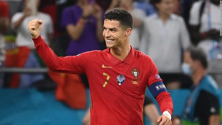 Cristiano Ronaldo equals all-time international goalscoring record as Portugal reach Euro 2020 knockout stages