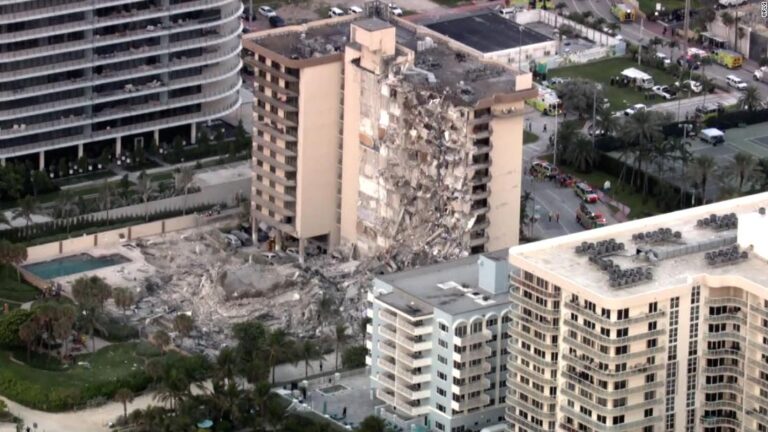 99 missing after Florida condo partly collapses
