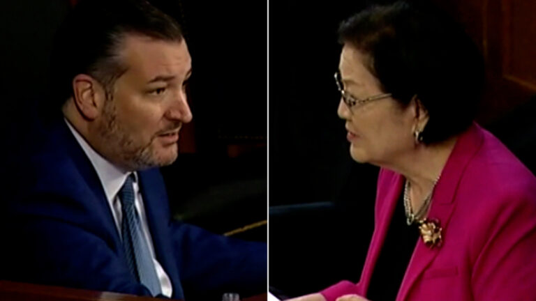 Ted Cruz accused of ‘mansplaining’ as hearing goes off the rails