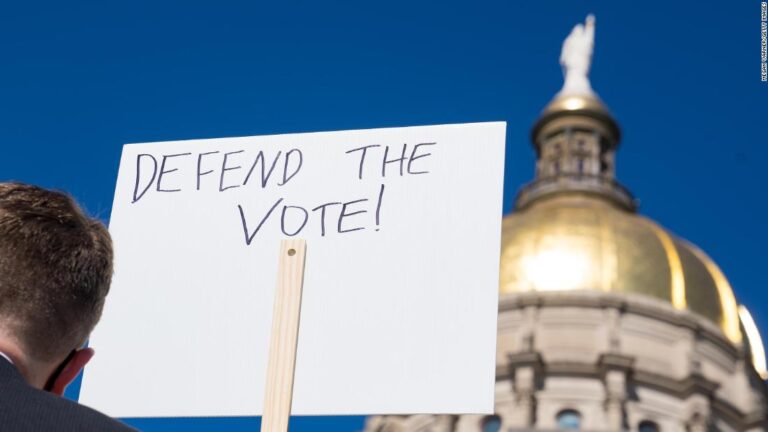Justice Department to sue Georgia over voting restrictions