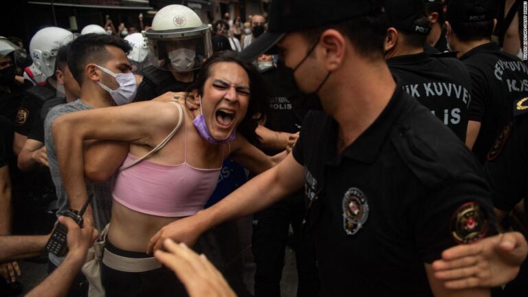 Turkish police fire tear gas to disperse Pride march in Istanbul