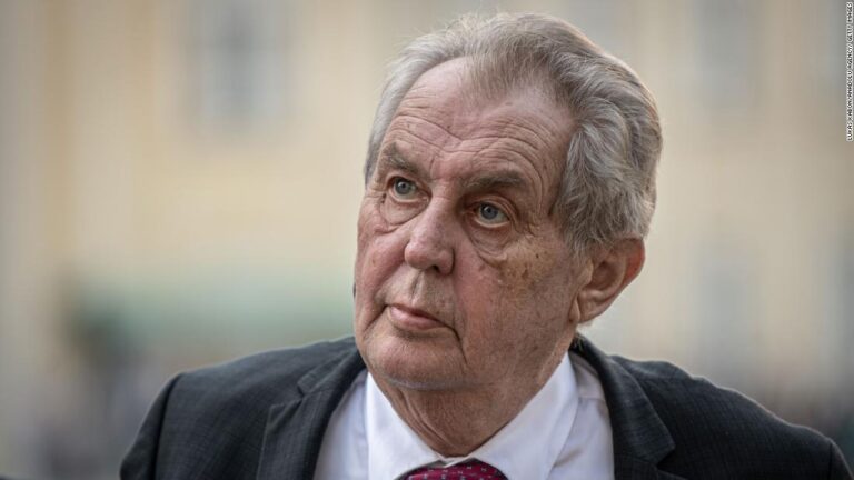 Czech President calls transgender people ‘disgusting’