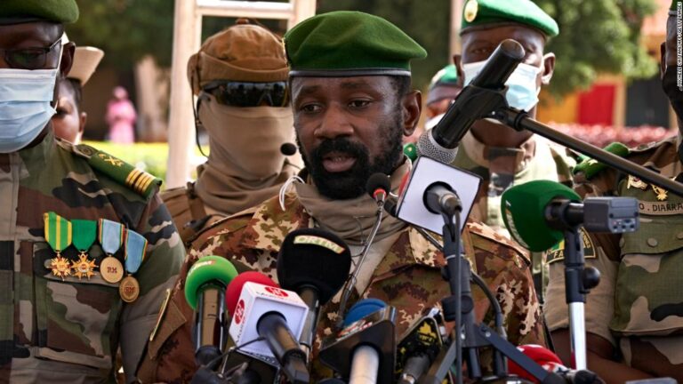 Mali’s interim president targeted in stabbing attempt during Eid prayers