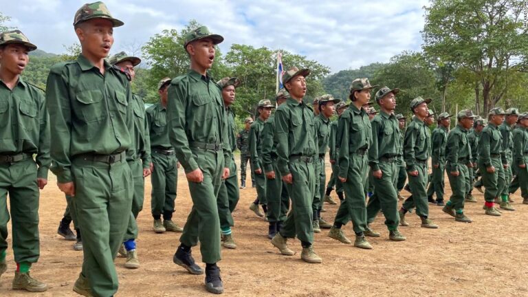 Inside Myanmar mountain camp where rebels train to fight junta