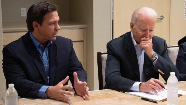 ‘Rare’ moment between Biden and Florida governor