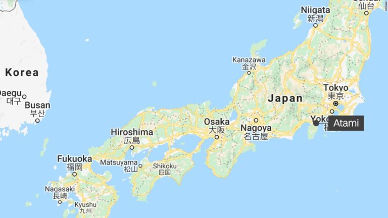 About 20 people missing after mudslide sweeps across Japan’s Atami city