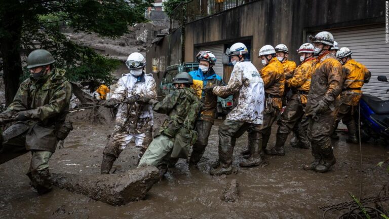 About 80 people feared missing in deadly ‘tsunami’ mudslide in central Japan