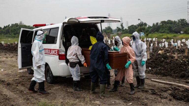 Dozens die in Indonesia hospital with oxygen shortage, as Delta variant sweeps the country