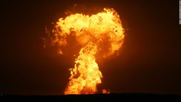 Azerbaijan says Caspian Sea gas platforms safe amid reports of fire