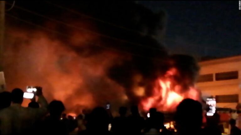 41 killed in fire at Iraqi hospital treating Covid-19 patients