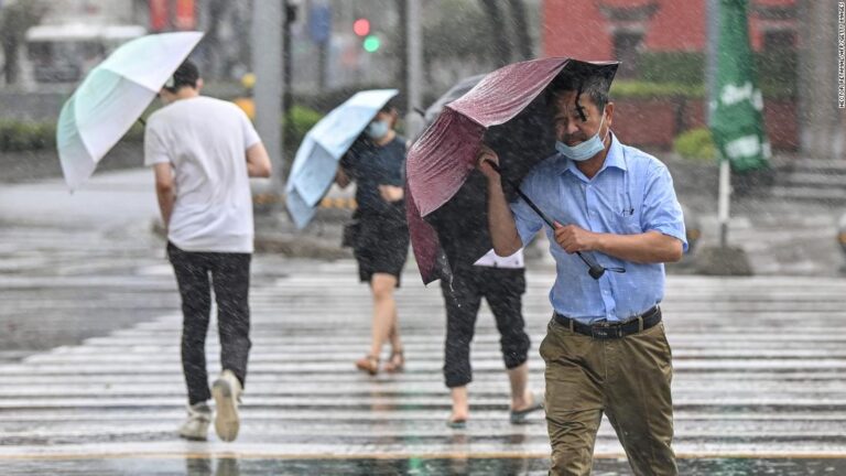 Typhoon In-fa makes landfall in China after record flooding