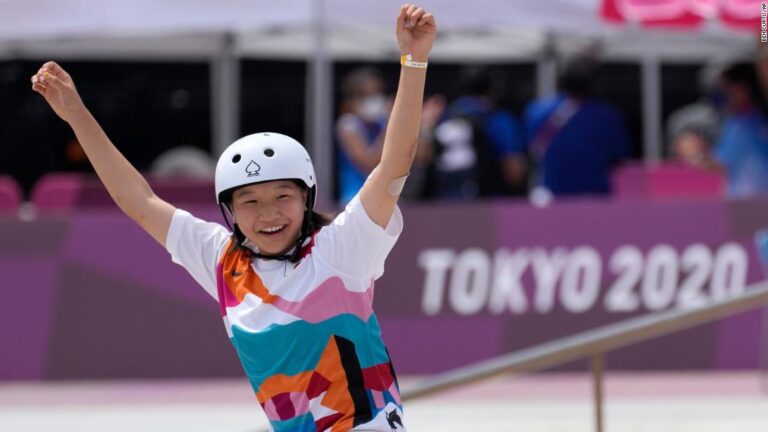 13-year-old Japanese skateboarder becomes one of youngest gold medal winners ever