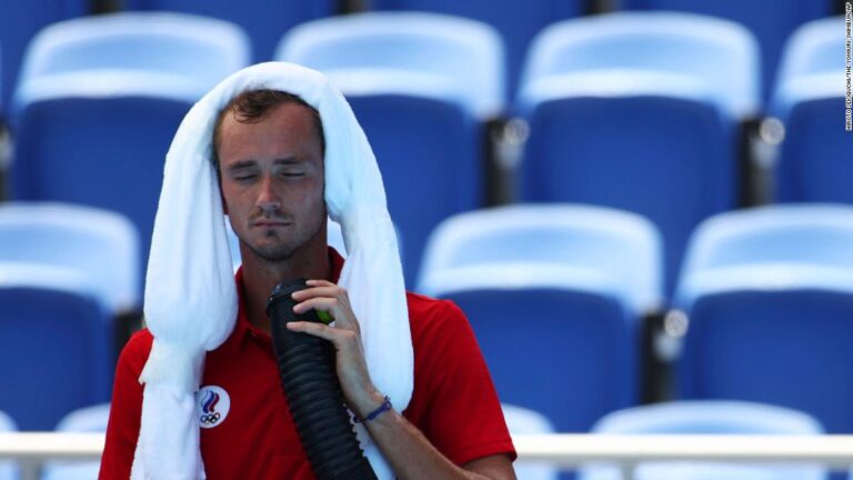 Tennis star asks ‘who will take responsibility if I die?’ in scorching Tokyo heat