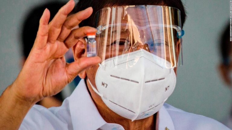 Philippine President’s shocking warning to vaccine deniers